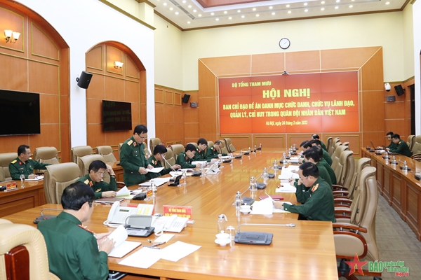 Đề xuất 3 nhóm chức vụ, chức danh trong Quân đội nhân dân Việt Nam